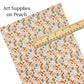 The Art Set | The Peachy Dot | Faux Leather Sheets