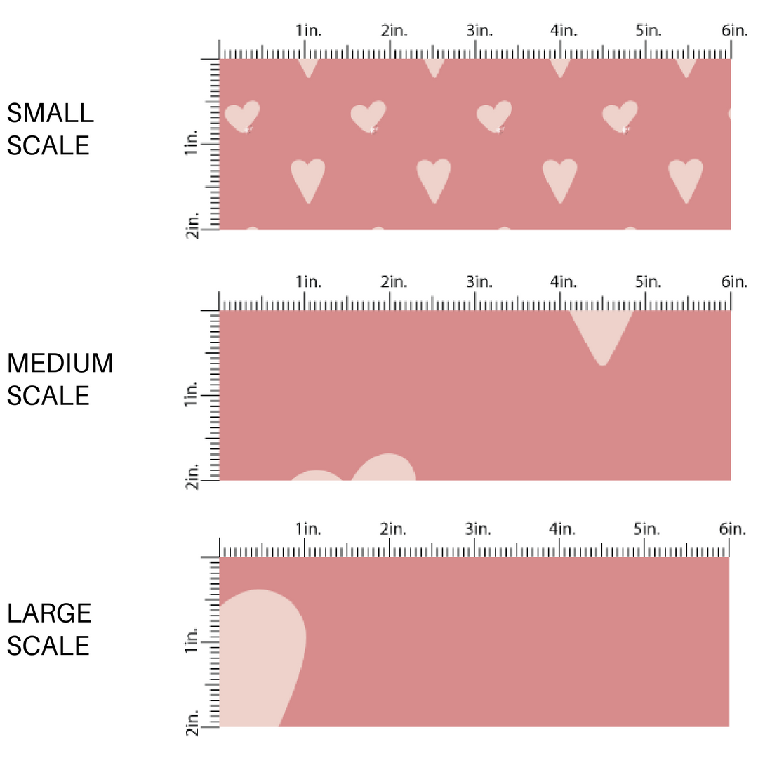 Blush pink with fabric image guide with light pink hearts