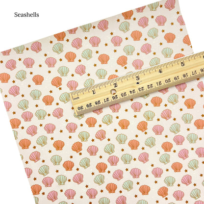 Beach Time  | The Peachy Dot | Faux Leather Sheets