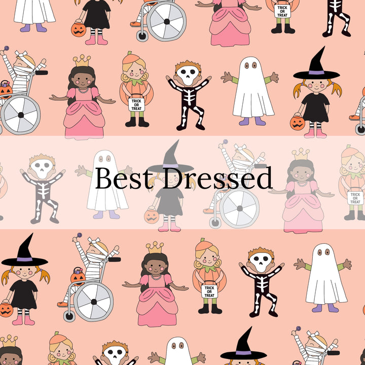 Treats and Dress Up Strip Collection | Hey Cute Design | Liverpool Bullet Fabric