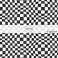 Black and white wavy checker print fabric by the yard.