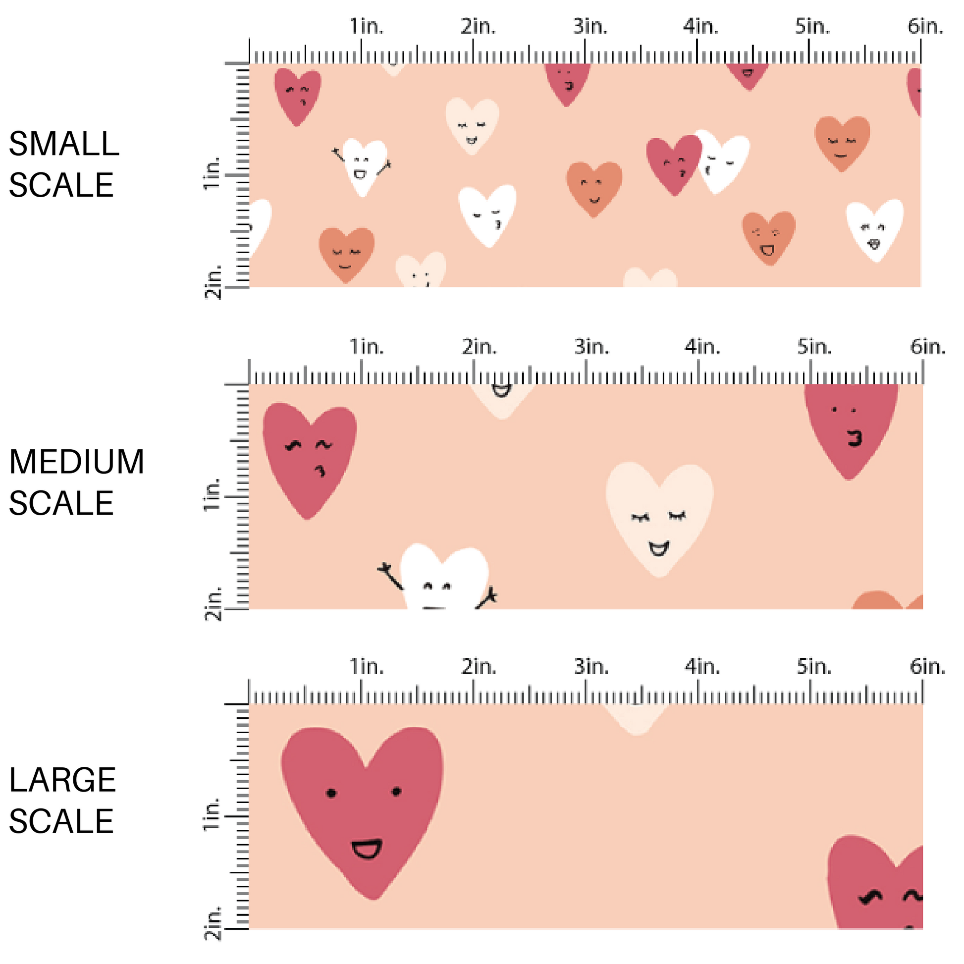 Light Pink Fabric with red and white animated hearts image guide