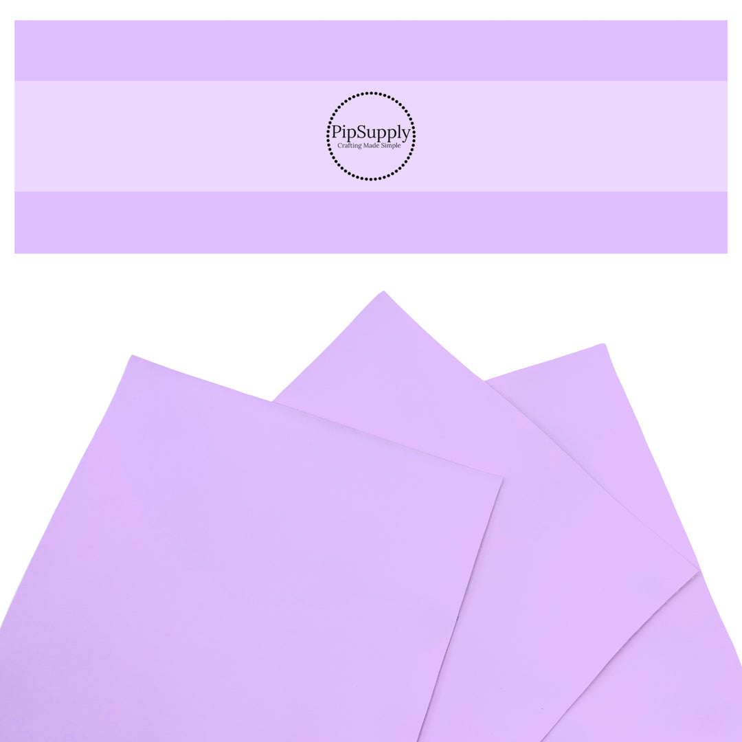 Light neon purple smooth solid faux leather sheets.