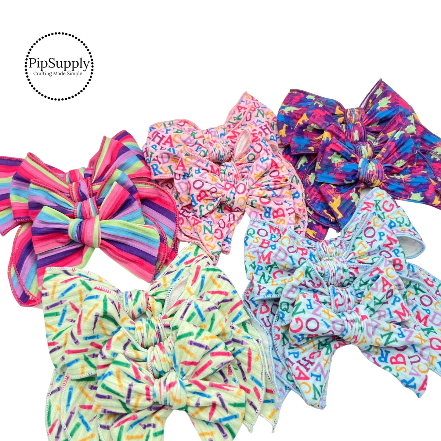 Bright School Time | Bow Strips