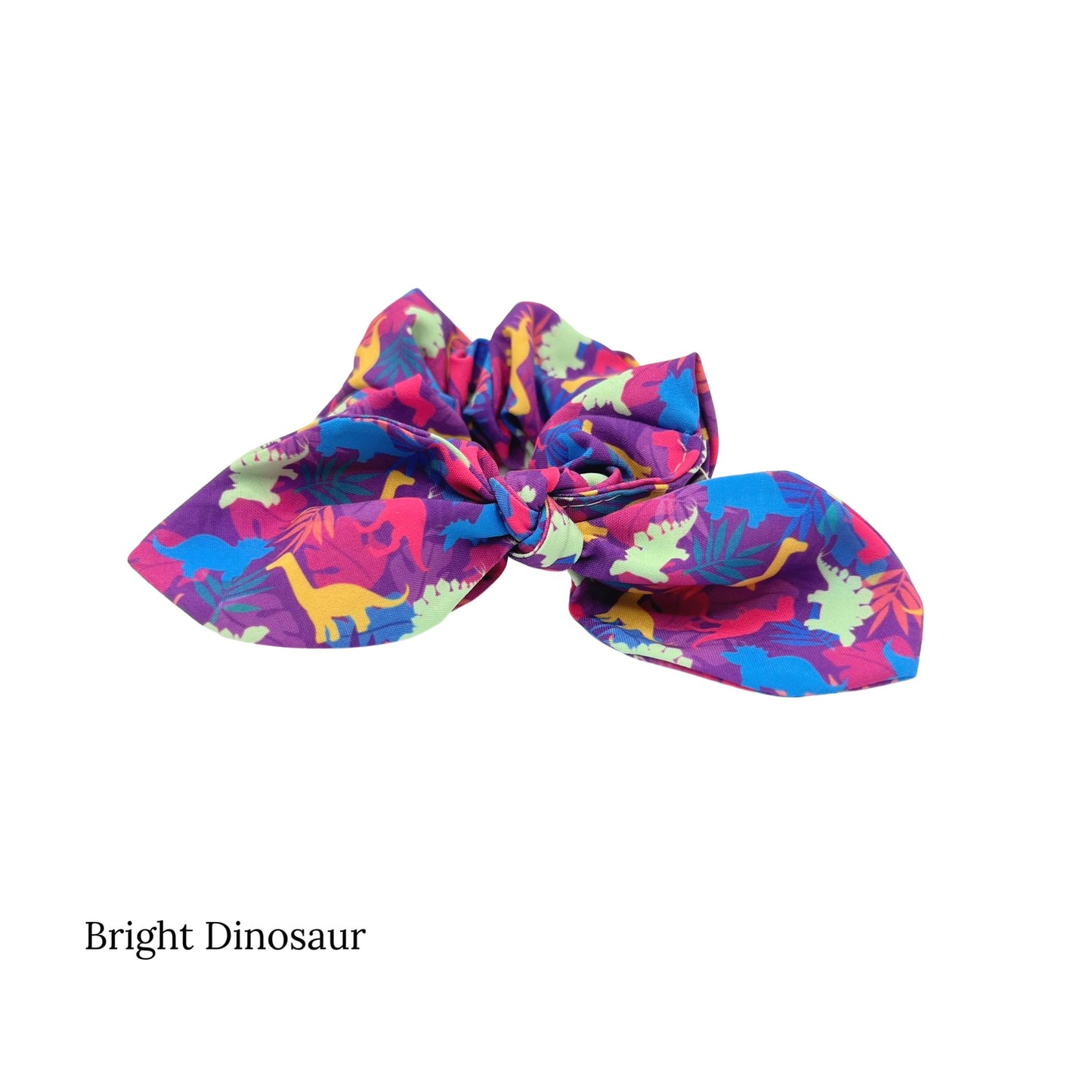 Bright School Time | Tied Scrunchies