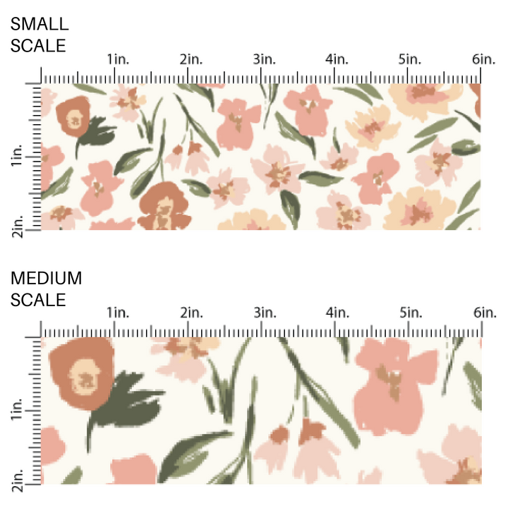 cream colored image guide with neutral flower designs