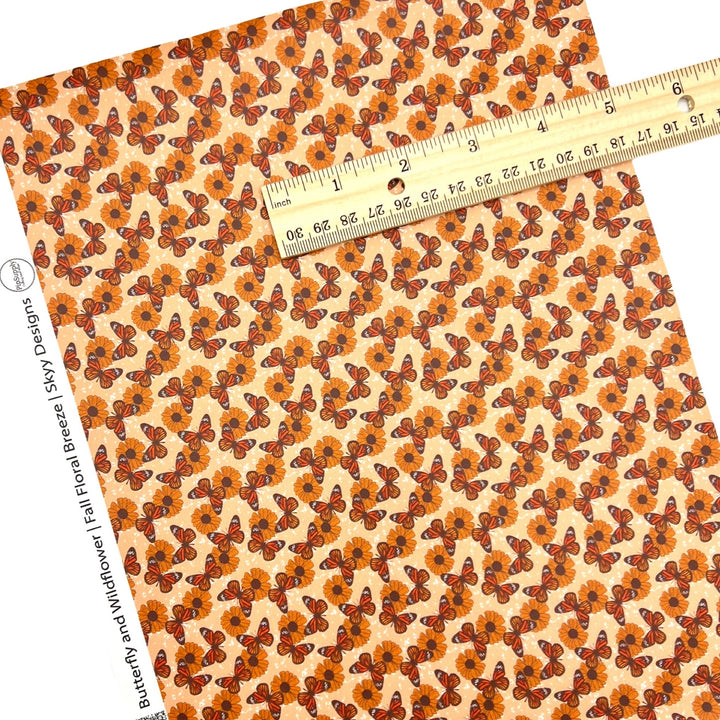 Fall Floral Breeze | SKYY Designs Co | Faux Leather Sheets