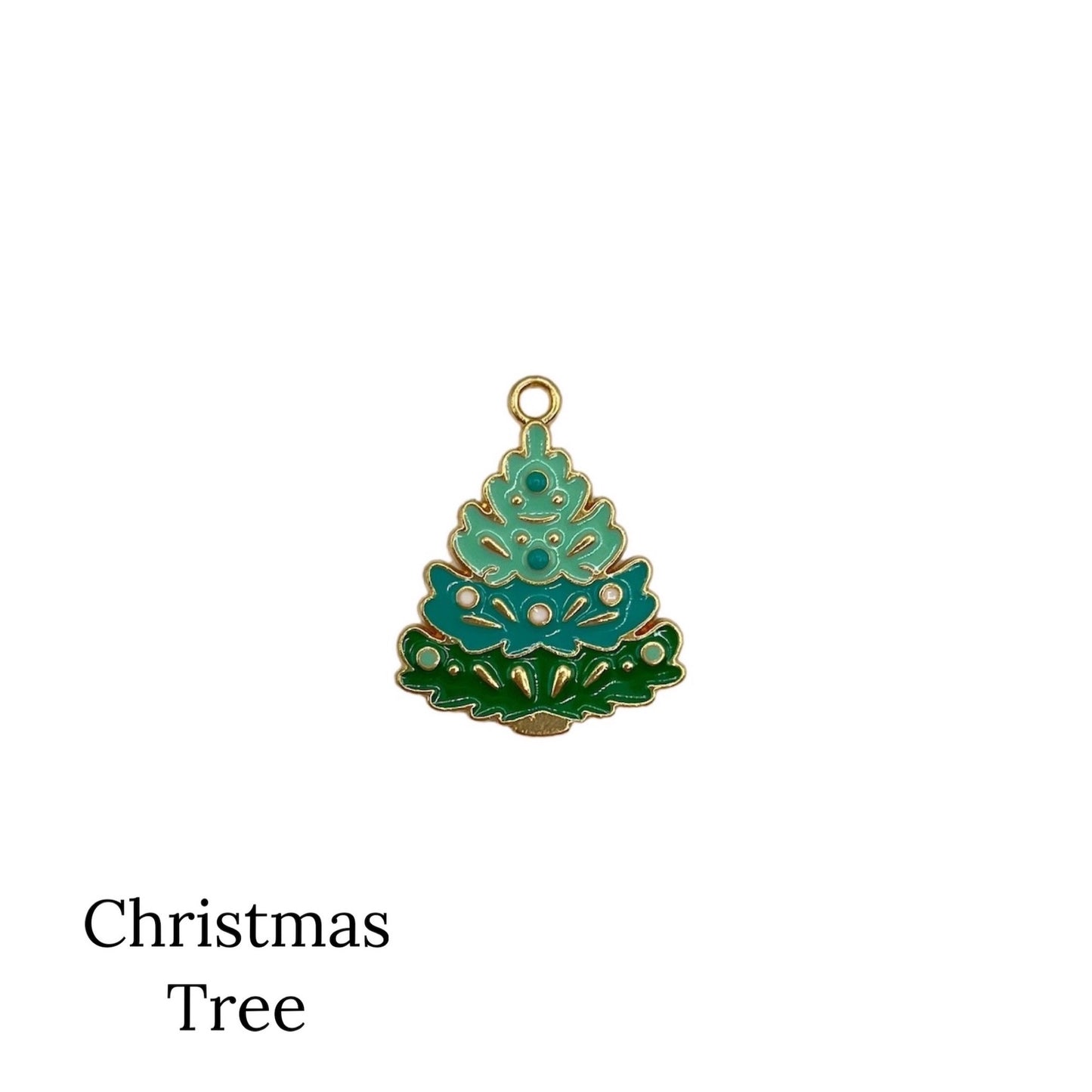 Christmas Tree Holiday DIY Jewelry charms