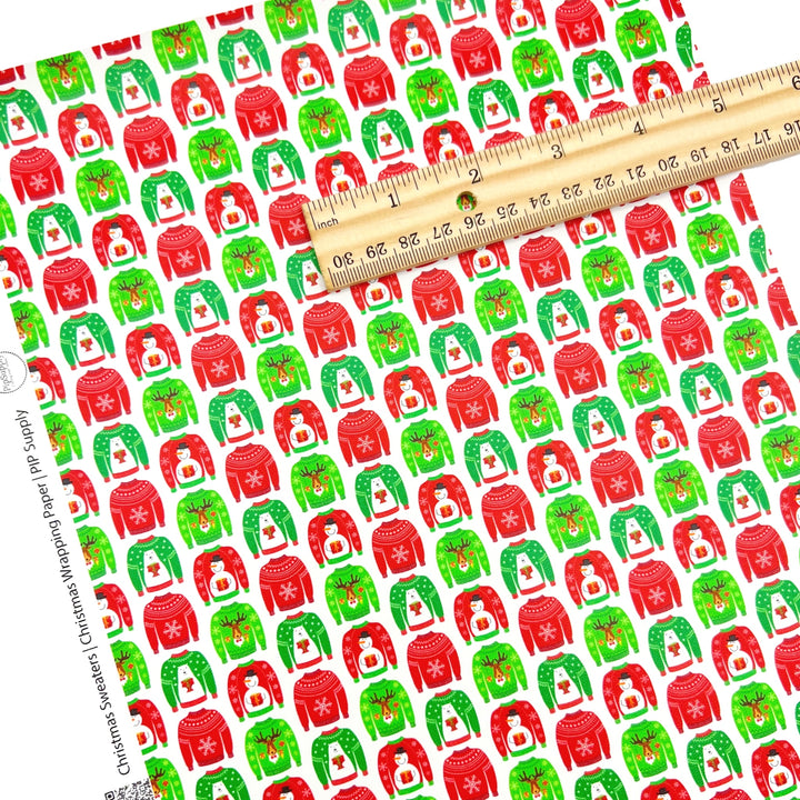 Christmas Wrapping Paper | PIP Supply | Faux Leather