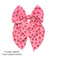 Coral Hearts Bow Strips
