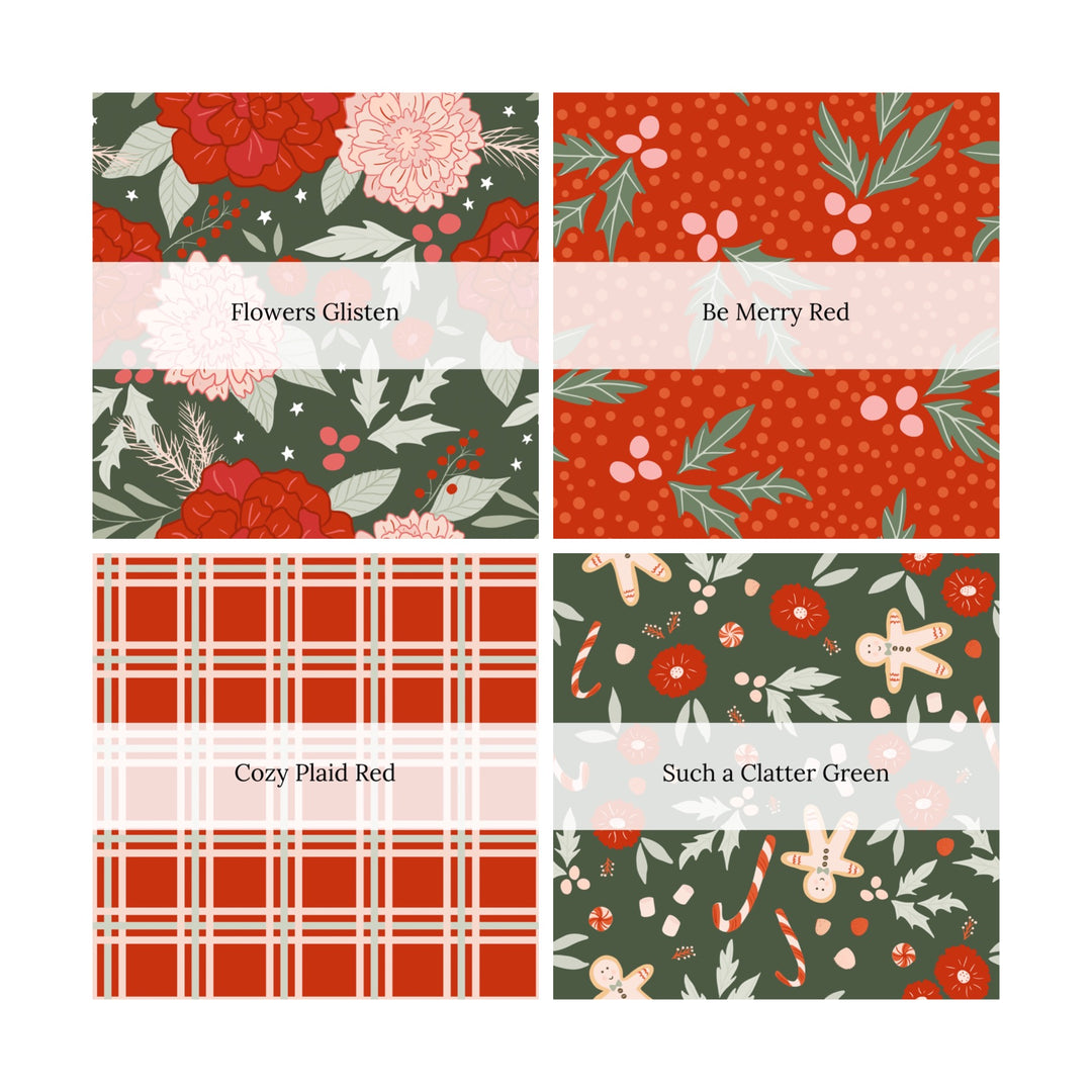 Cozy Christmas Individual Strip Collection | Juniper Row | Fabric Strips