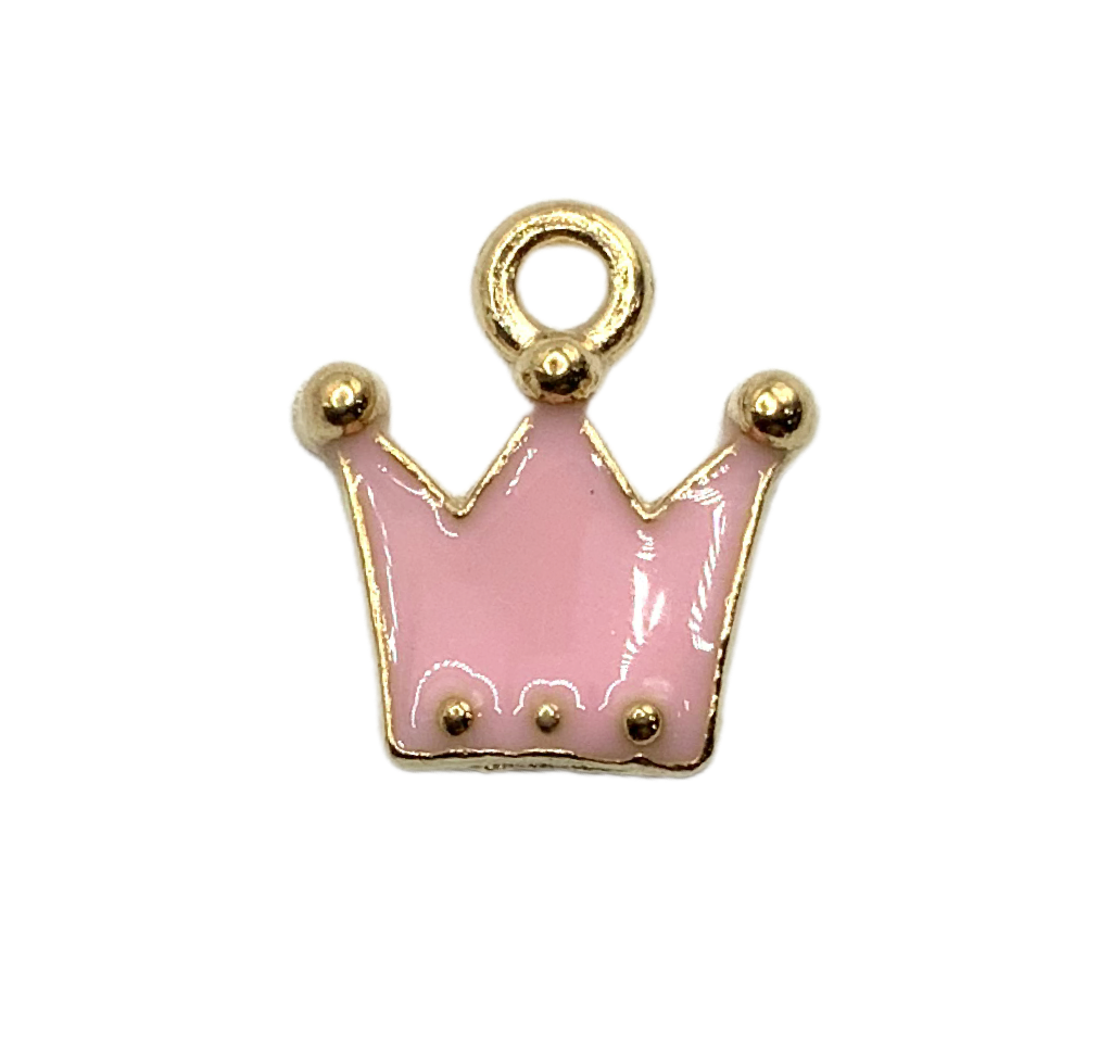 SOLID Crown Charms - Pretty in Pink Supply