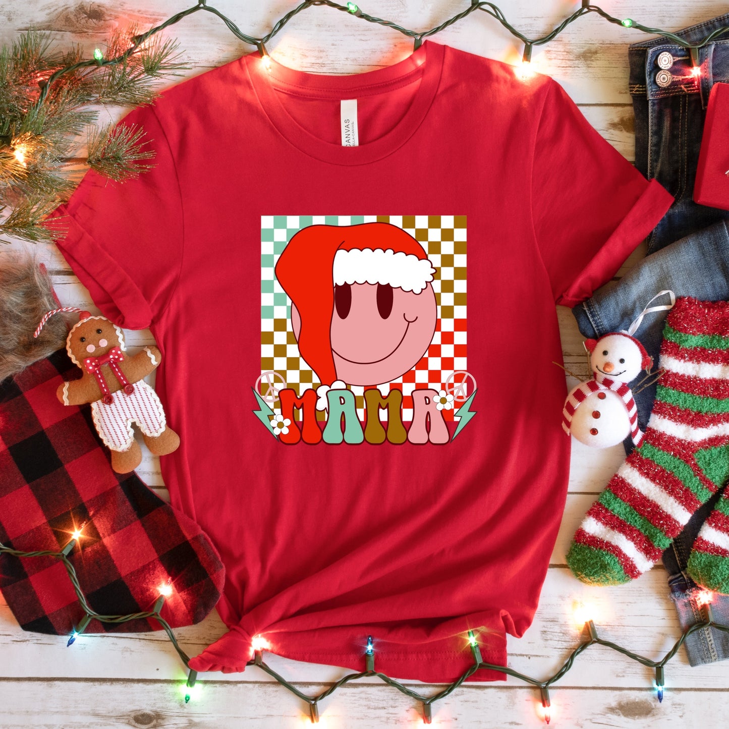 Christmas DTF and Sublimation that says "Mama"