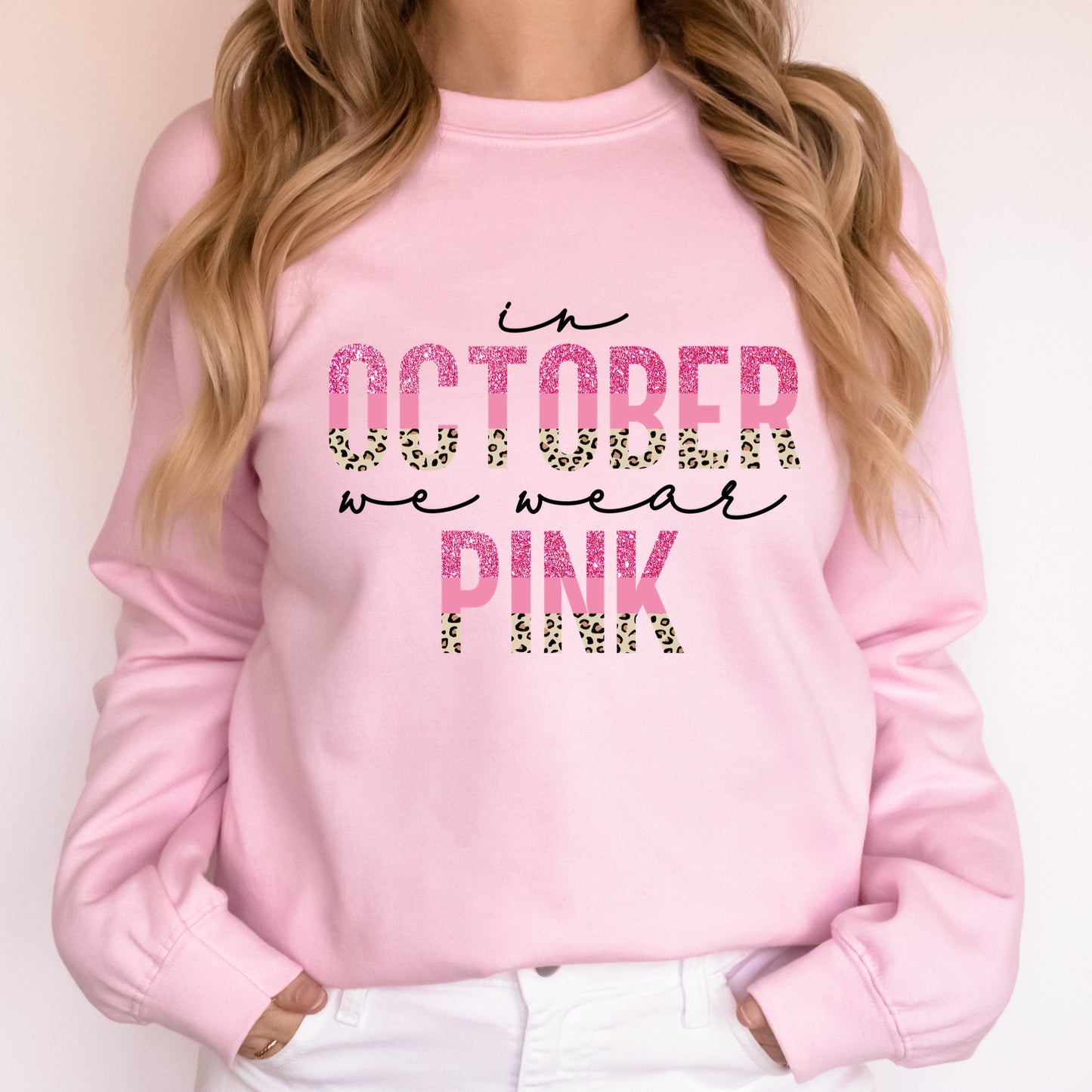 Sublimation or DTF Transfers | Sunshine Day Dreamer Co | Pink In October
