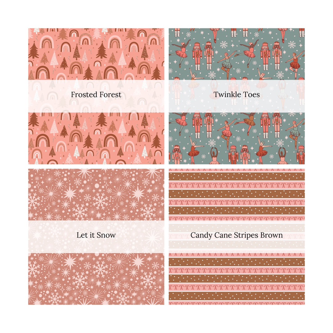 Deck the Halls Individual Strip Collection | The Peachy Dot | Liverpool Bullet Fabric