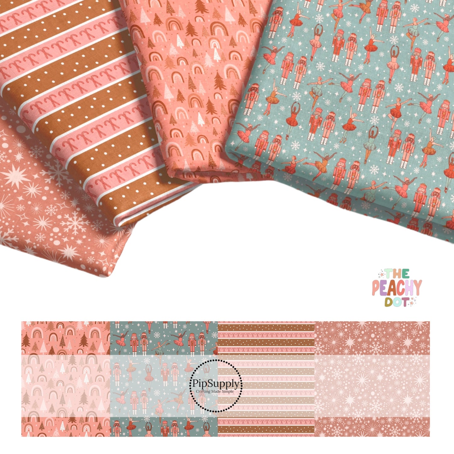 Deck The Halls | The Peachy Dot | Fabric By The Yard