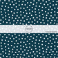 Navy Blue fabric by the yard with white scattered dots