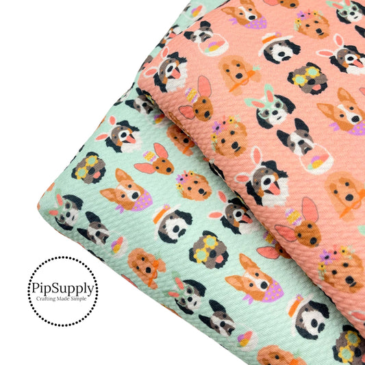 Easter Pups | Hey Cute Design | Bullet Fabric