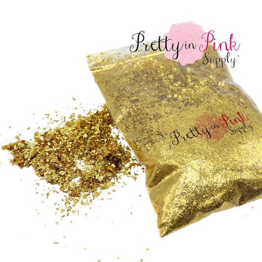 Elegant Gold Foil Flake | Premium Loose Glitter