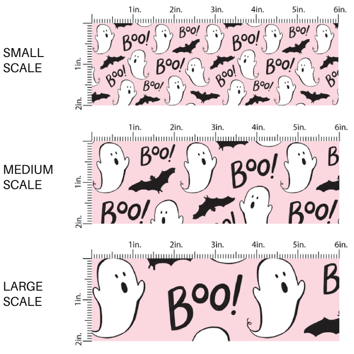 Pink, cream, and orange ghost, bats, pumpkins, and plaids pattern high quality fabric adaptable for all your crafting needs. Make cute baby headwraps, fun girl hairbows, knotted headbands for adults or kids, clothing, and more!