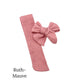 Small Pink cotton bow strip 