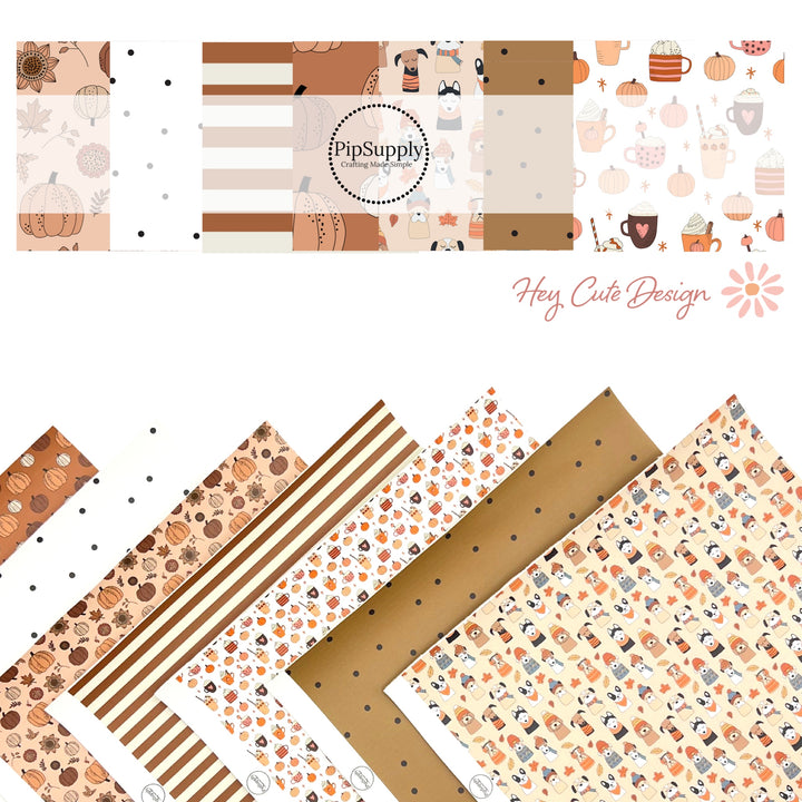 Fall Festival | Hey Cute Design | Faux Leather Sheets