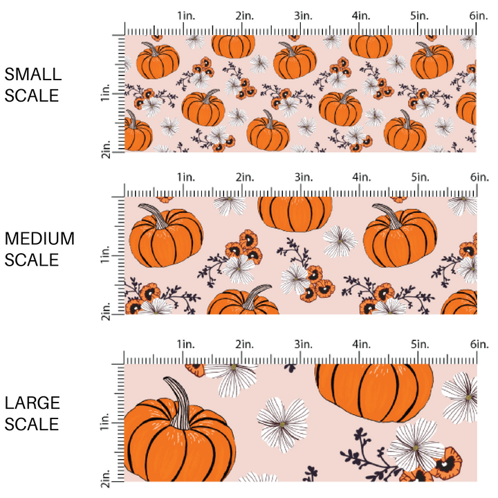 Purple, orange, black, and cream ghost, coffins, pumpkins and stripes high quality fabric adaptable for all your crafting needs. Make cute baby headwraps, fun girl hairbows, knotted headbands for adults or kids, clothing, and more!