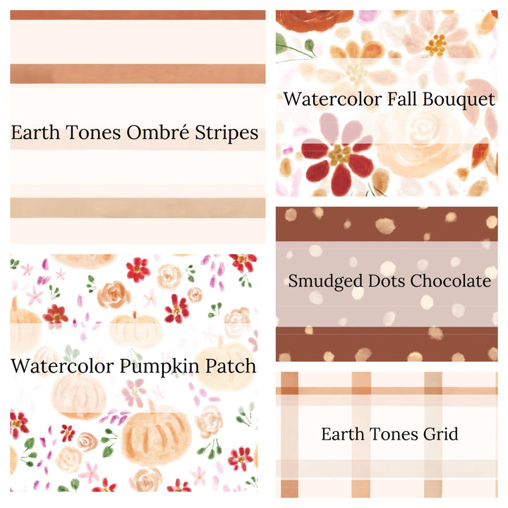 Fall Pumpkin | Seamless Gal | Fabric By The Yard