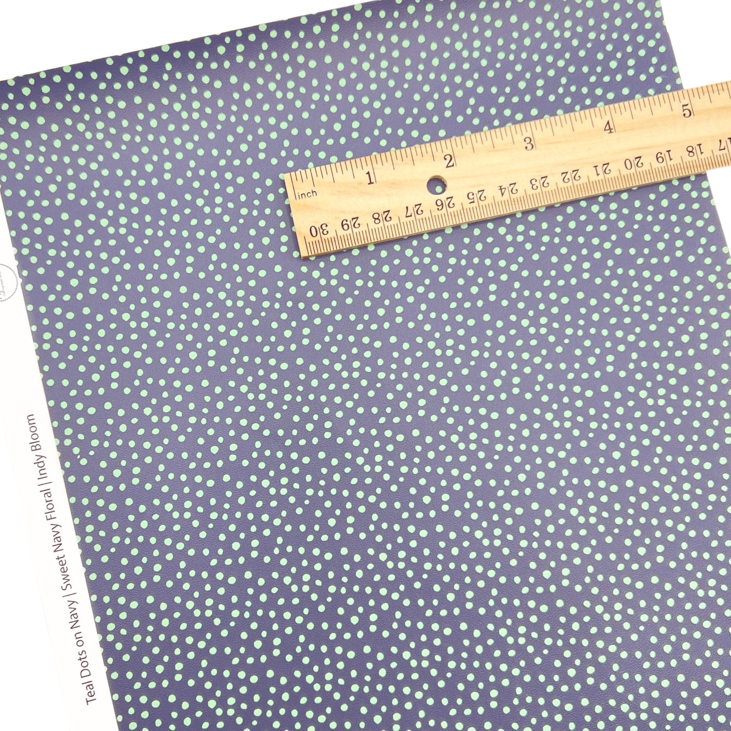 Sweet Navy Floral | Indy Bloom | Faux Leather Sheets