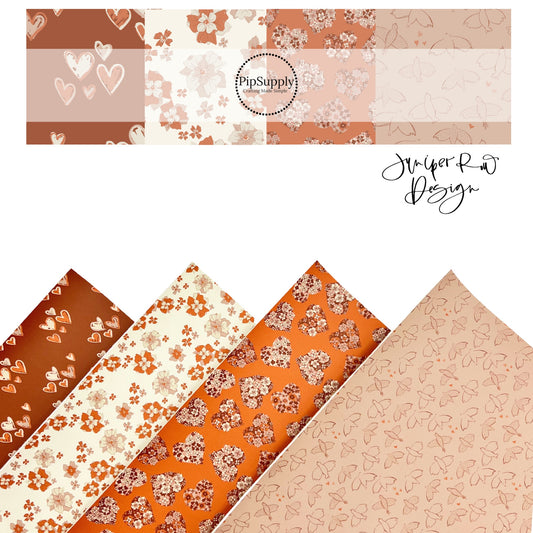 Hearts and Blossoms | Juniper Row | Faux Leather