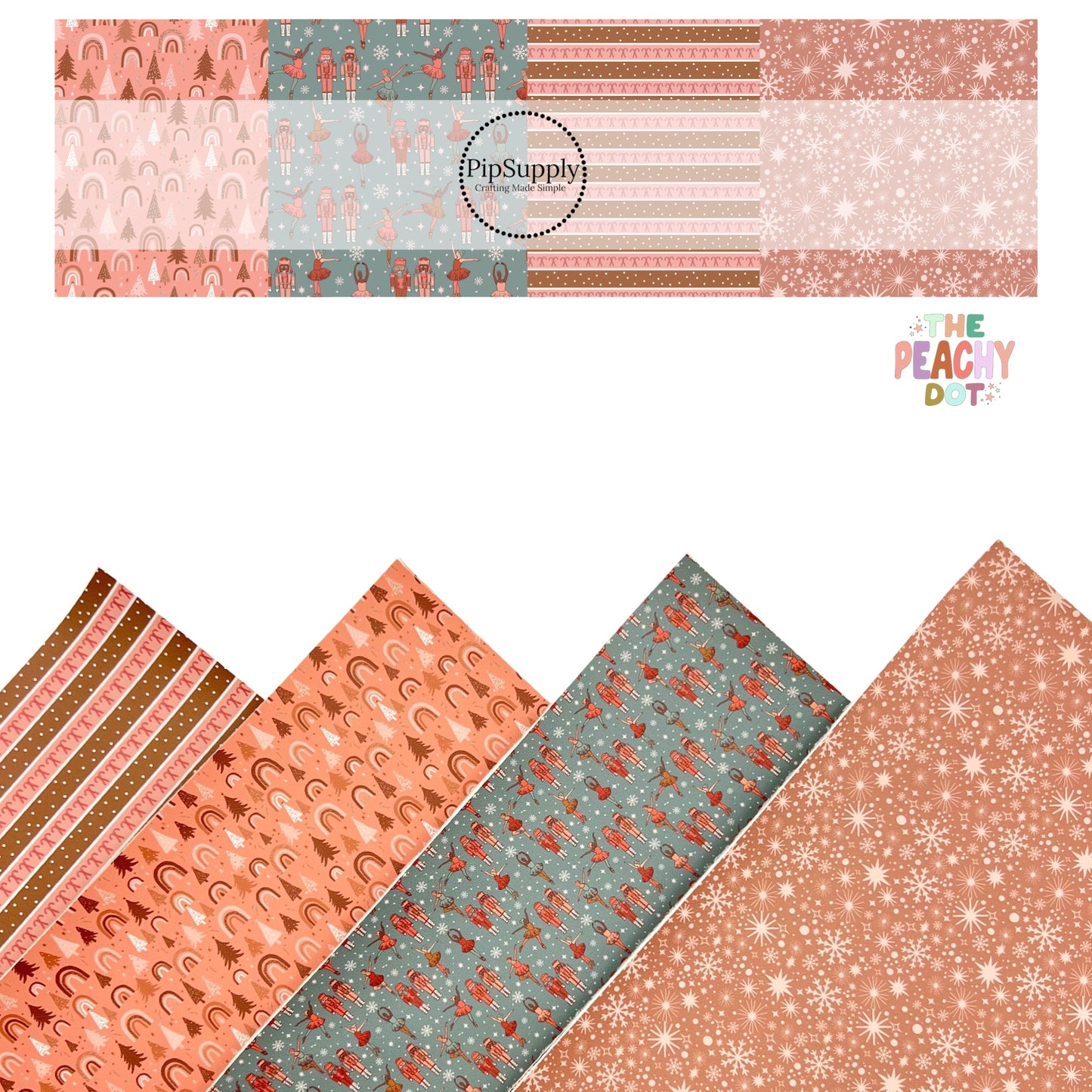 Deck the Halls | The Peachy Dot | Faux Leather
