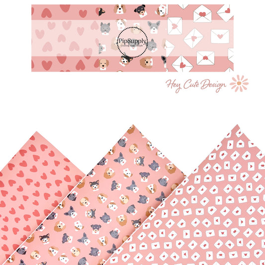 Puppy Love | Hey Cute Design | Faux Leather