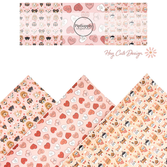 Valentine's Friends | Hey Cute Design | Faux Leather