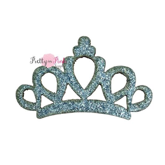 Fancy Light Blue Crown | Glitter Felt - Pretty in Pink Supply
