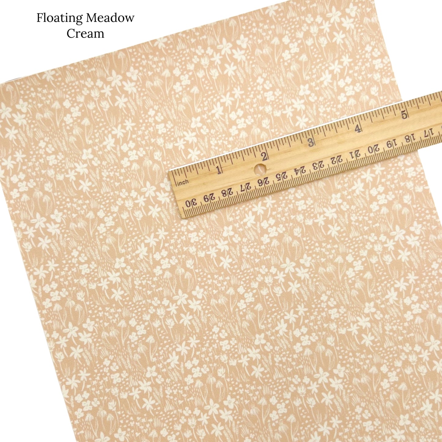 Floating Meadow Faux Leather Sheets