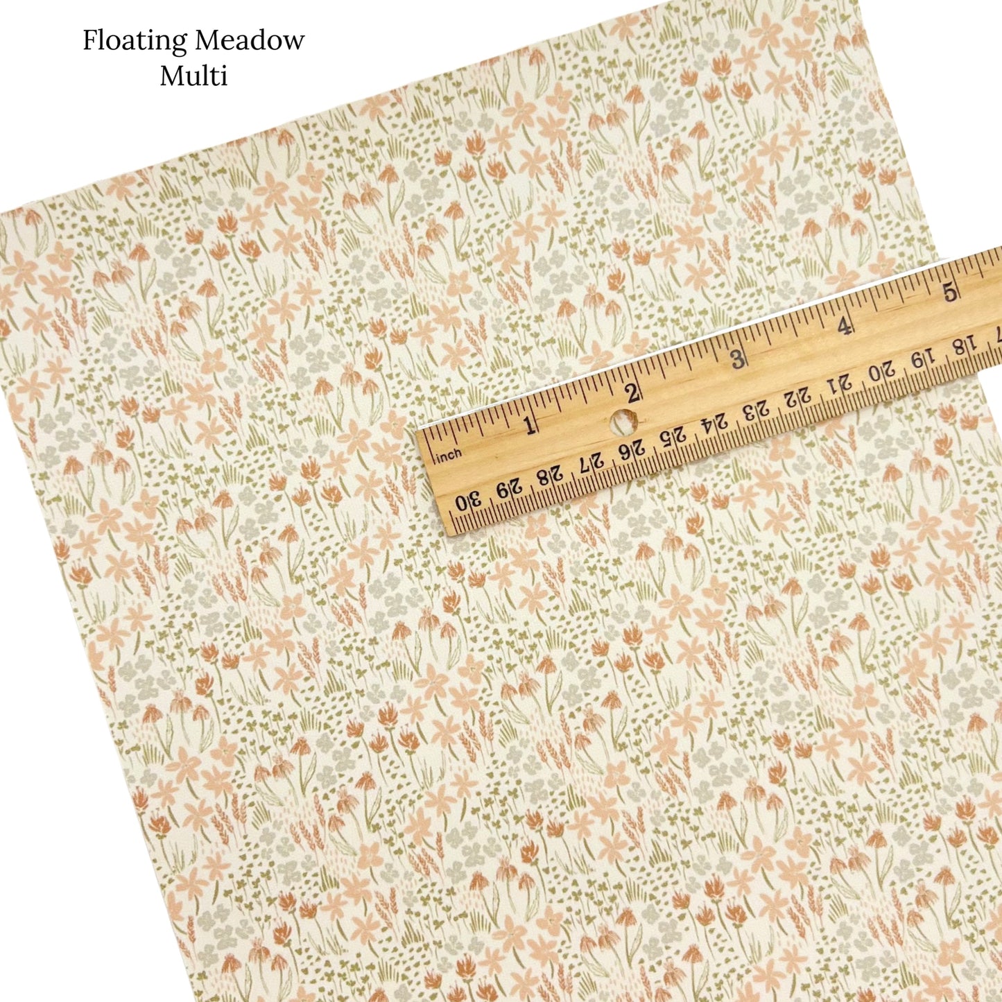 Floating Meadow Faux Leather Sheets