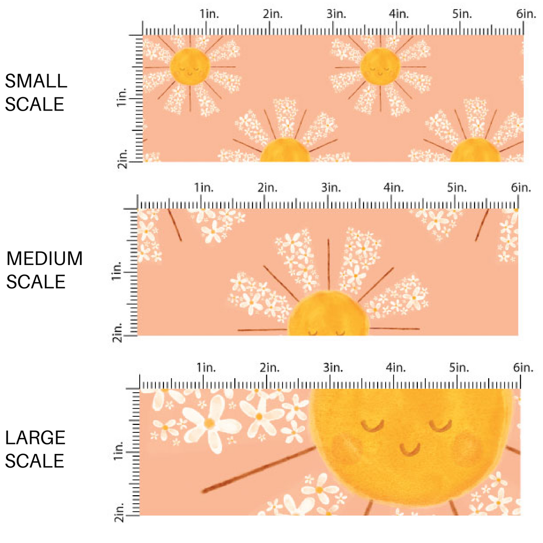 Summer themed high quality fabric adaptable for all your crafting needs. Make cute baby headwraps, fun girl hairbows, knotted headbands for adults or kids, clothing, and more!