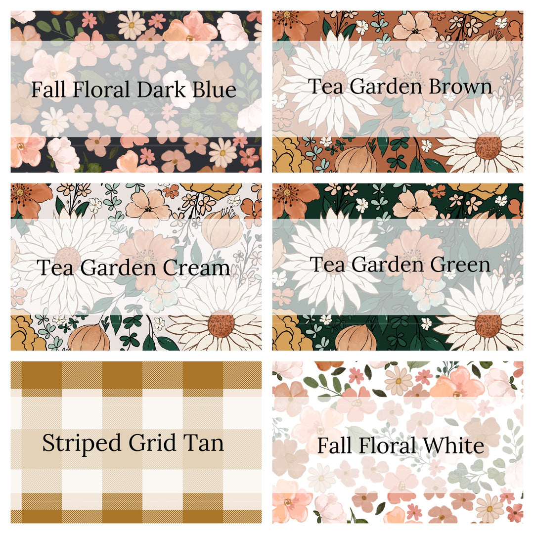 Floral Fall | Muse Bloom Designs | Faux Leather Sheets