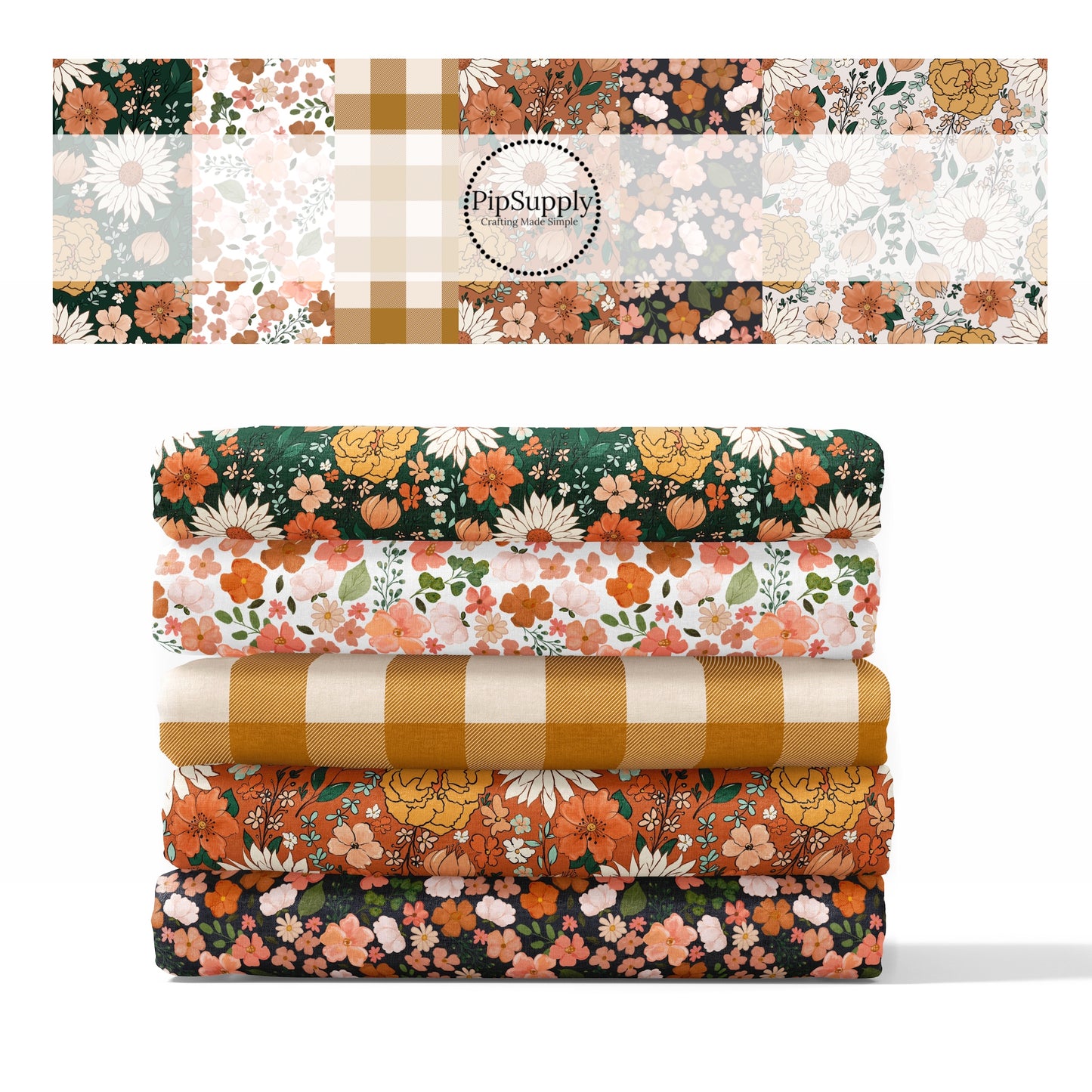 Floral Fall | Muse Bloom Designs | Fabric By The Yard