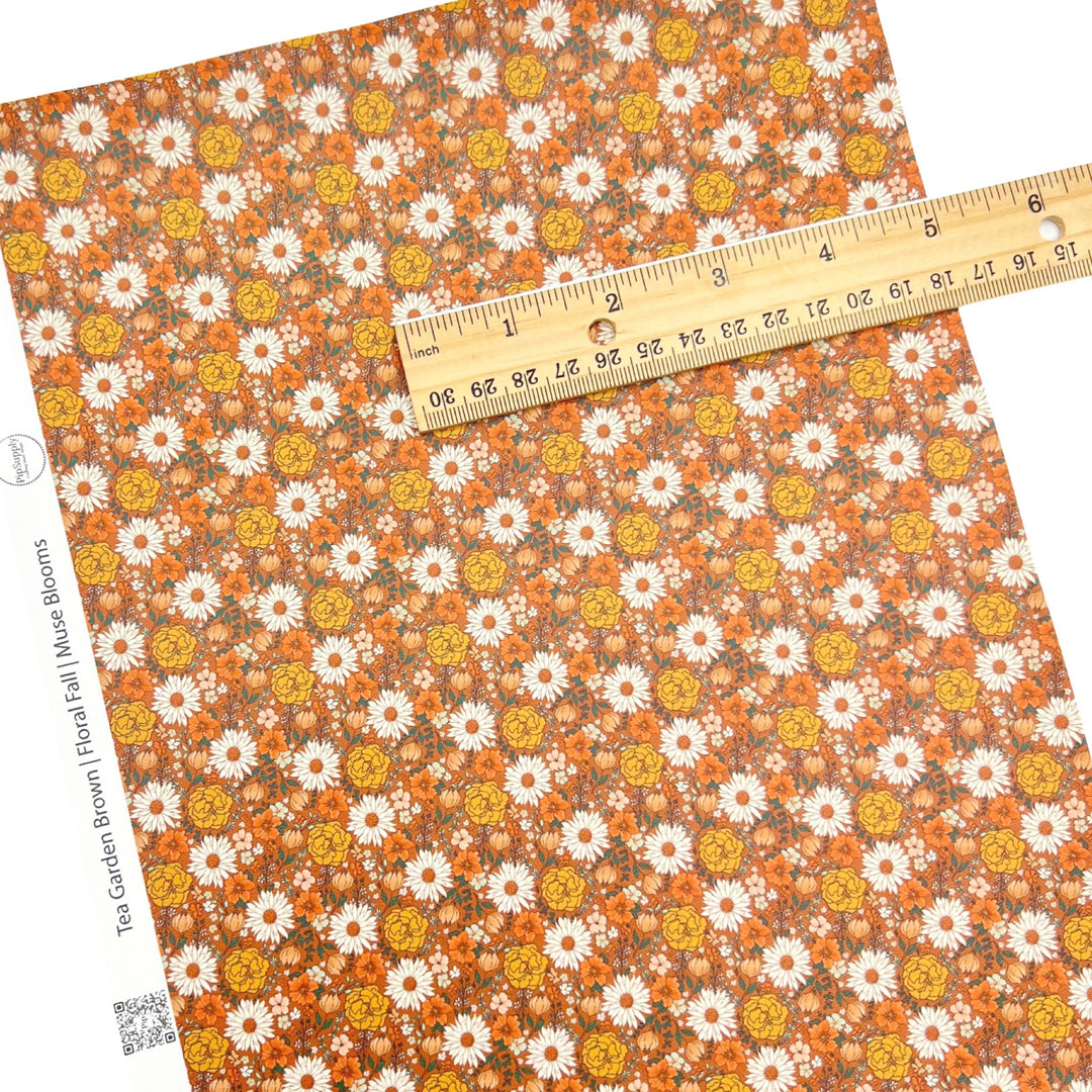 Floral Fall | Muse Bloom Designs | Faux Leather Sheets