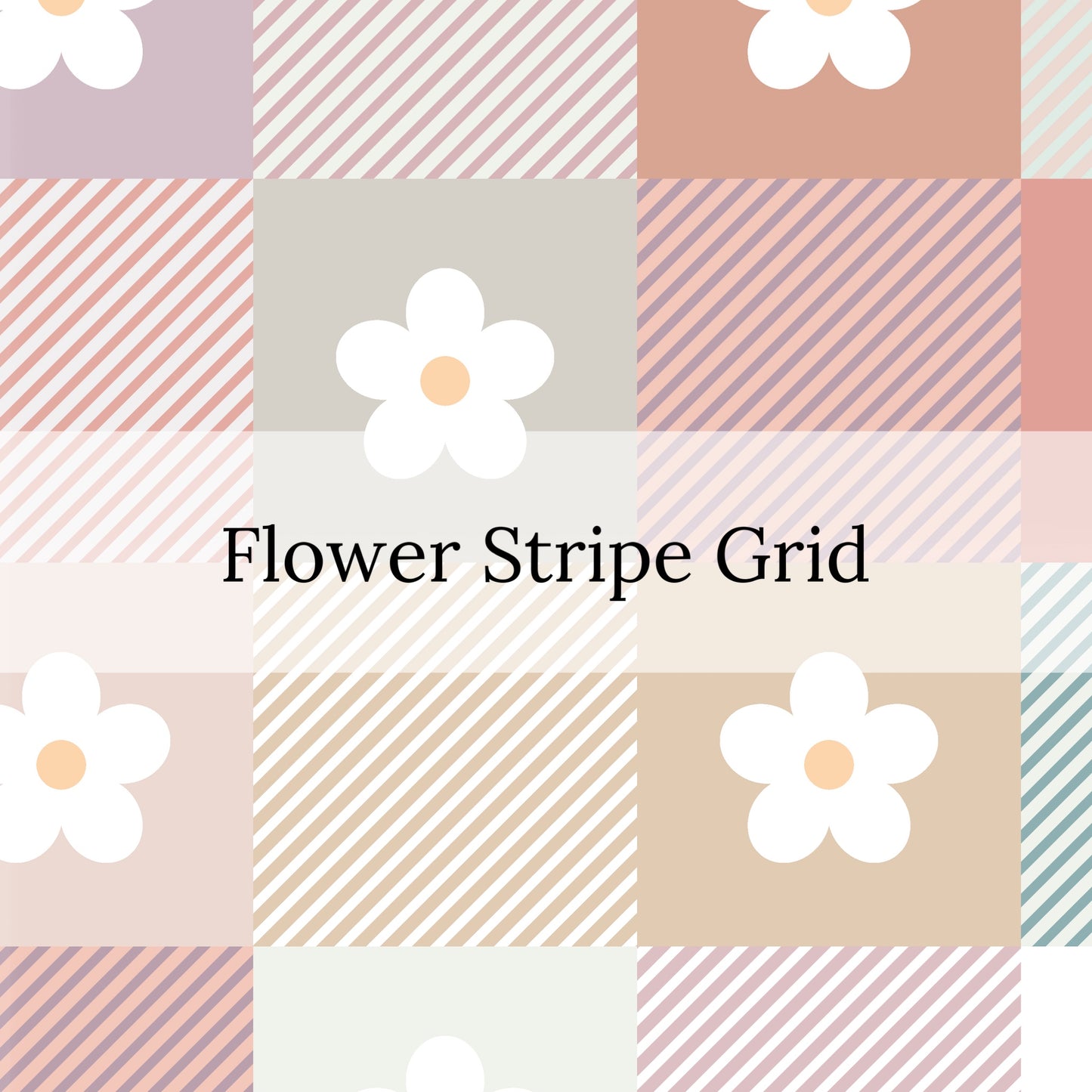 Apples And Daisies | Muse Blooms Designs | Fabric