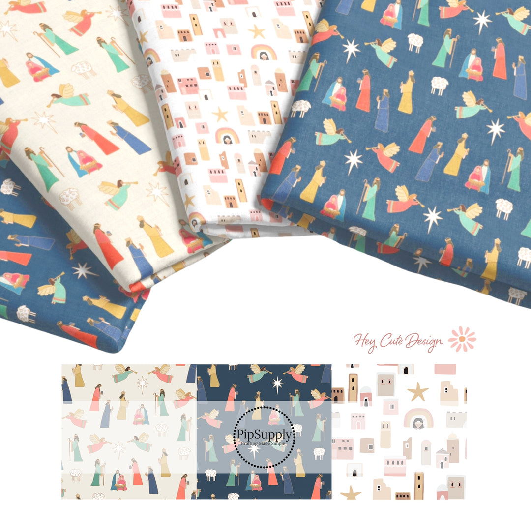 Follow The Star | Hey Cute Design | Fabric By The Yard