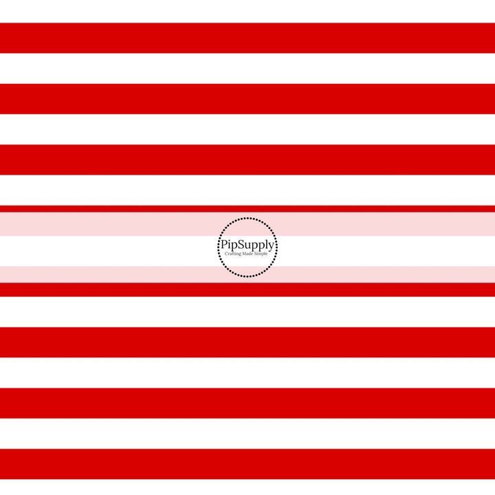 Flag - Red and white striped fabric by the yard.