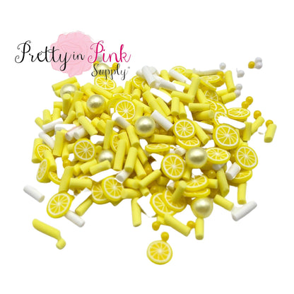 Fruit Sprinkle Pearl Mix | Confetti Loose Clay - Pretty in Pink Supply