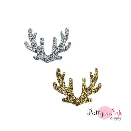 Oh Deer 1.5" Glitter Felt | Reindeer Antlers