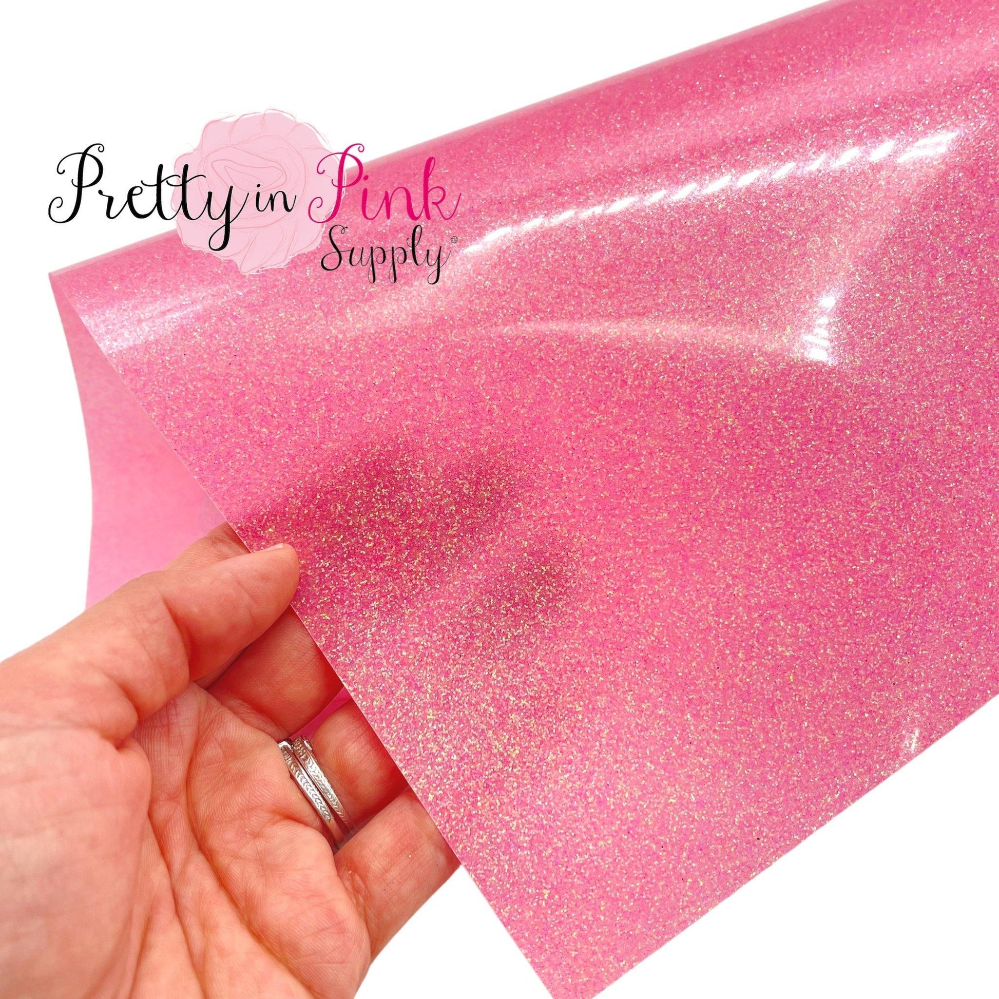 Glitter HTV | Bubble Pink - Pretty in Pink Supply