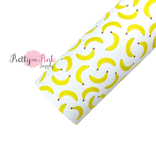 Go Bananas | Faux Leather Fabric Sheet