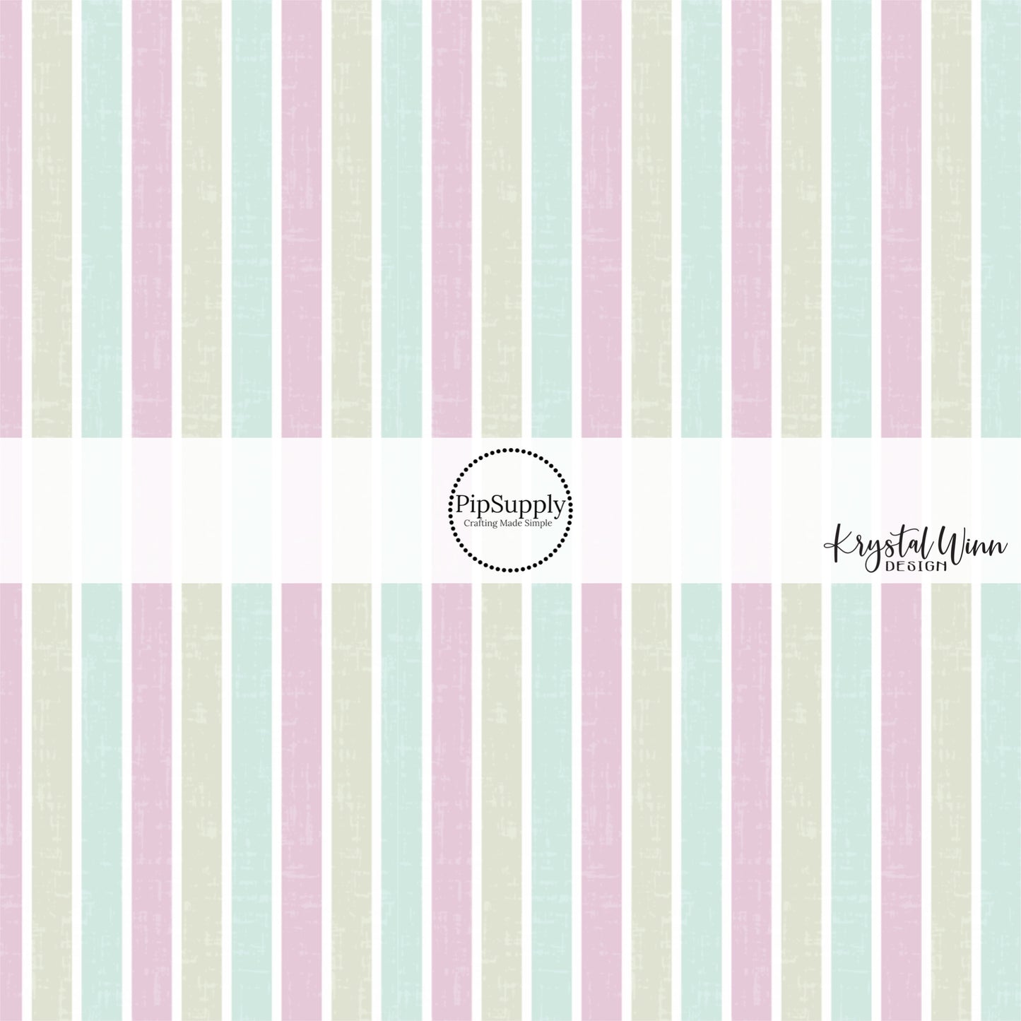 Pastel distressed blue, purple, and green stripe bow strips
