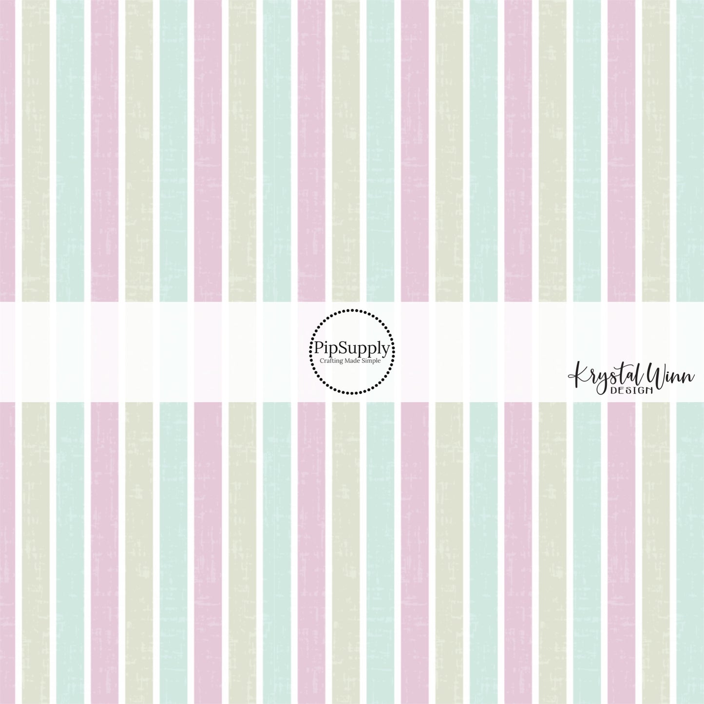 Green, blue, and purple pastel striped fabric by the yard print