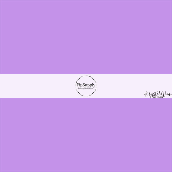 Light purple lavender solid color print for hair bow accessories.